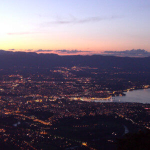 Enjoy a beautiful sunset over Geneva and Lake Geneva at the end of this excursion